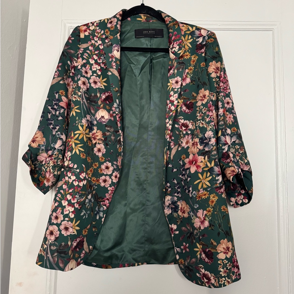 Floral Blazer by Zara